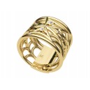 Spider Web 18K Gold Flat Ring